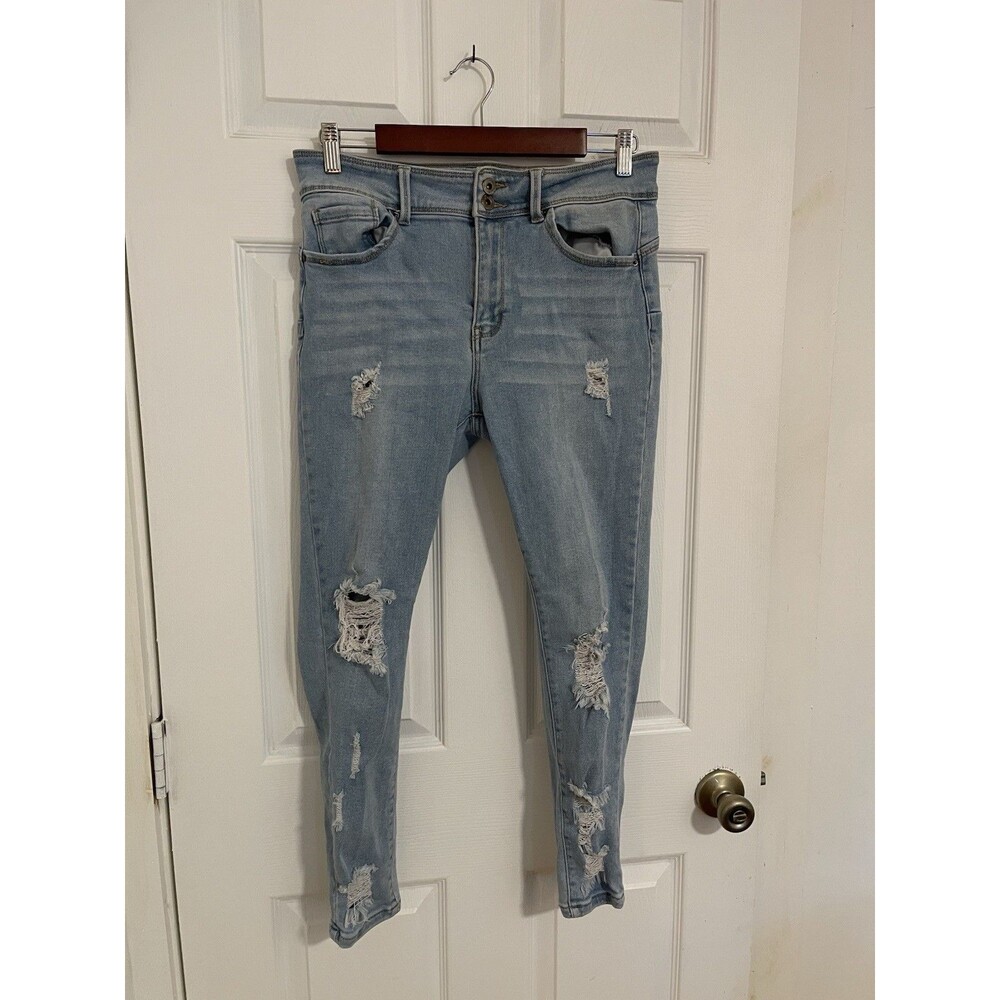 Wax Jean Butt, I Love You Skinny Jeans in Light Blue, Size 11/30